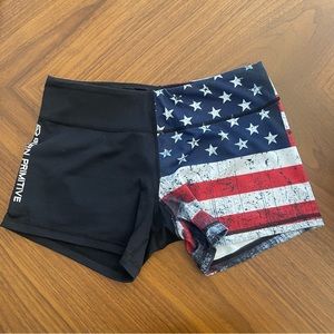 Born Primitive American Flag Shorts Size M